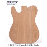 HOSCO 2 PCS Alder Tele Maple Guitar Kit